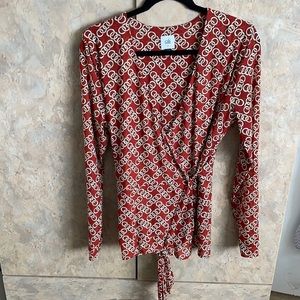 Cabi Mesh Wrap Top M